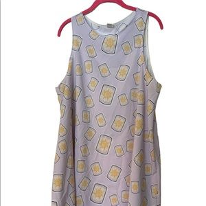 Red bubble tangled lantern dress Sz XXL